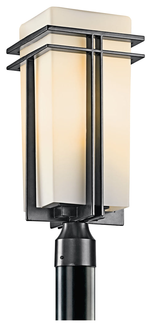 Kichler Tremillo 1 Light Outdoor Post Mt Model: 49207BK