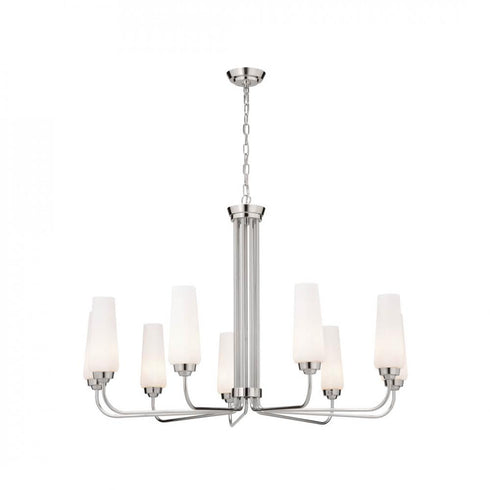 Kichler Truby 38 Inch 9 Light Chandelier Polished Model: 52481PN