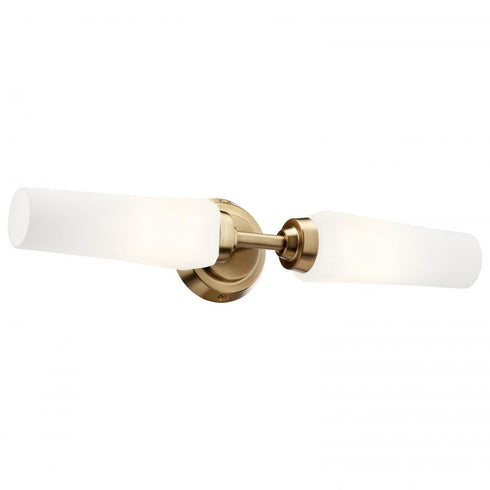Kichler Truby™ 19.75 Inch 2 Light Vanity Light Model: 55074CPZ