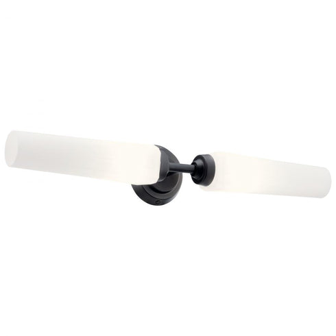 Kichler Truby™ 24.75 Inch 2 Light Vanity Light Model: 55075BK