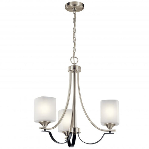 Kichler Tula 3 Light Chandelie Semi Flush Model: 52275NI