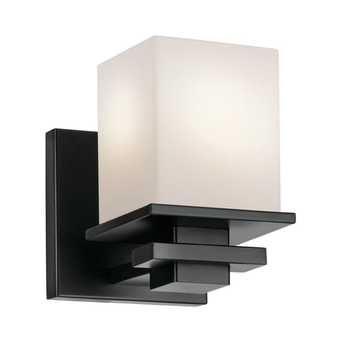 Kichler Tully Wall Sconce 1 Light in Black Finish Model: 45149BK