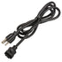 Kichler Under Cabinet Accessories Ucab 3 Prong Cord Black Model: 6UCORDBK