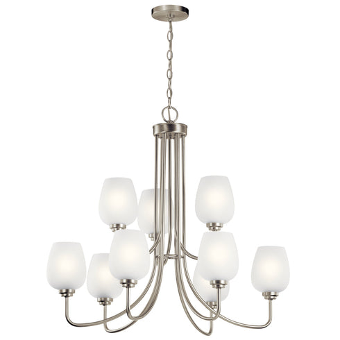 Kichler Valserrano 9 Light Chandelier Model: 44378BK
