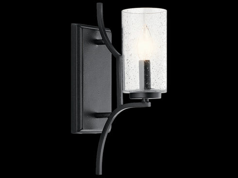 Kichler Vara 1 Light Wall Sconce Model: 44070DBK