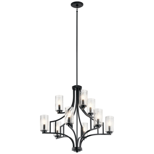 Kichler Vara 9 Light Chandelier Model: 44073DBK