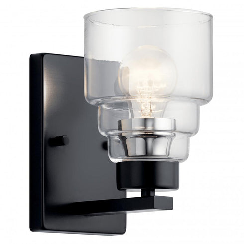 Kichler Vionnet 1 Light Wall Sconce Model: 55010BK