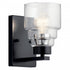 Kichler Vionnet 1 Light Wall Sconce Model: 55010BK
