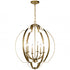Kichler Voleta 6 Light Foyer Chandelier Model: 42139BK