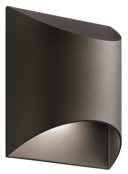 Kichler Wesley 1 Light LED Outdoor Wall Model: 49278AZTLED