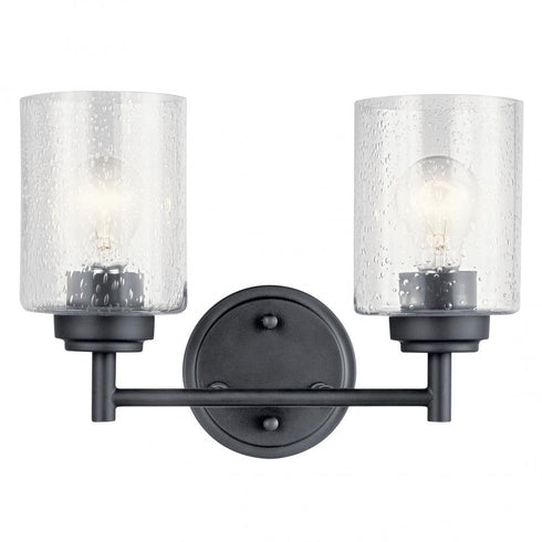 Kichler Winslow 2 Light Bath Model: 45885BK