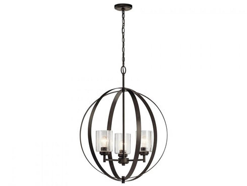 Kichler Winslow 3 Light Chandelier Model: 44034NI