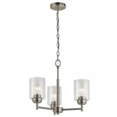 Kichler Winslow 3 Light Mini Chandelier Model: 44029NI