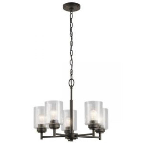 Kichler Winslow 5 Light Chandelier Model: 44030NI