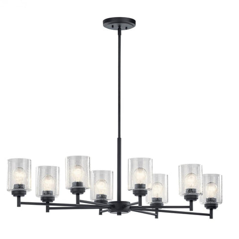 Kichler Winslow 8 Light Chandelier Model: 44035BK