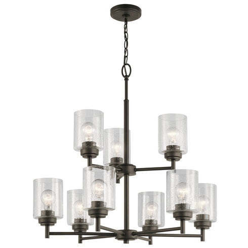 Kichler Winslow 9 Light Chandelier Model: 44031NI
