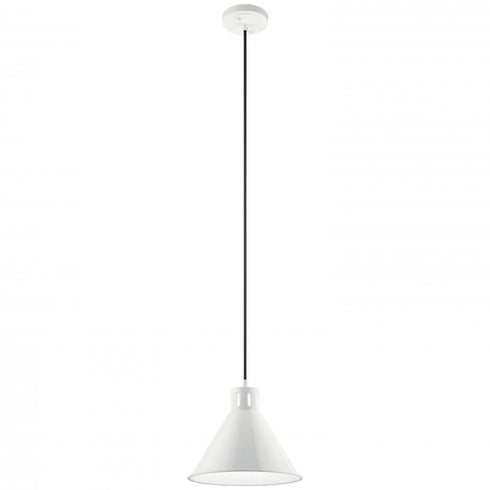 Kichler Zailey 1 Light Pendant Model: 52176BK