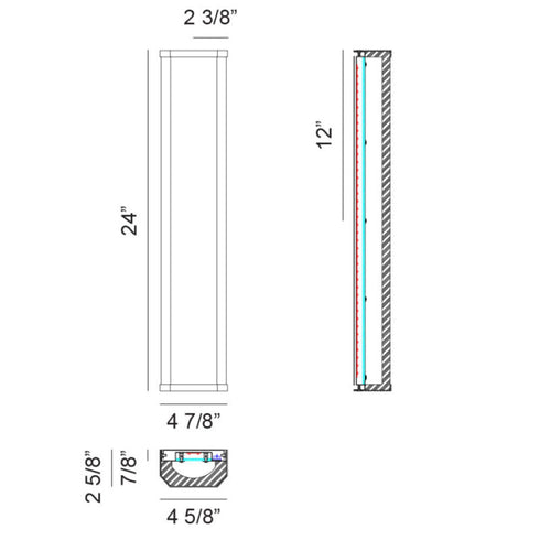Matteo Lighting Aislynn in Chrome Wall Sconce Model: S11824CH