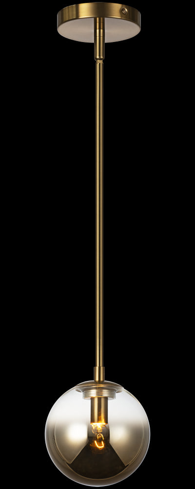 Matteo Lighting Averley 1 Light Pendants in Combination Finishes Model: C70701AGAG
