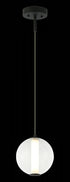 Matteo Lighting Belange 1 Light Pendants in Combination Finishes Model: C69611AGCL