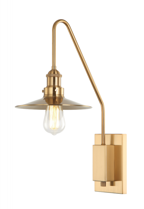 Matteo Lighting Bingrahm 1 Light Wall Sconce in Black Model: S01511BKBK