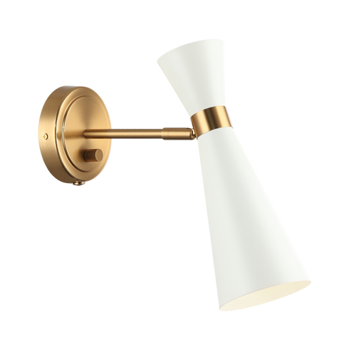 Matteo Lighting Blaze 1 Light Wall Sconce in Black Model: S09611AGBK