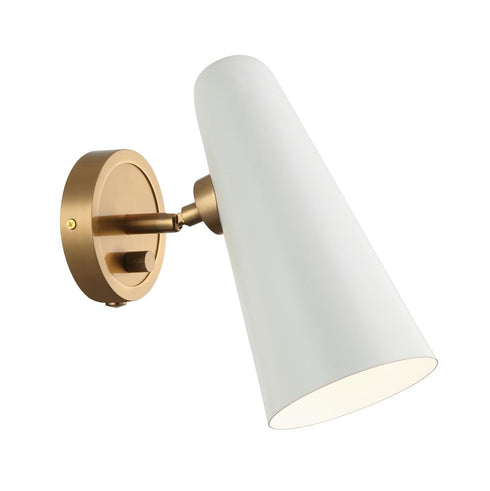 Matteo Lighting Blink 1 Light Wall Sconce in Black Model: S05211BK