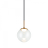 Matteo Lighting Boble 1 Light Pendant in Combination Finishes Model: C61311AGCL