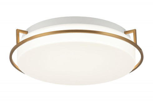 Matteo Lighting Brammerton 1 Light Flush Mount in Gold Model: M14112AG
