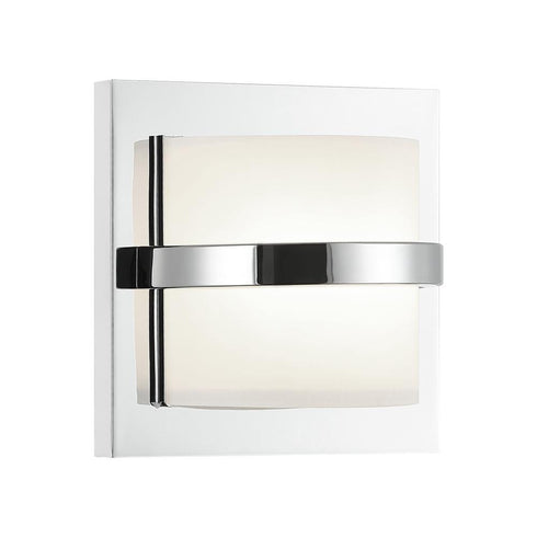 Matteo Lighting Brampton 1 Light Wall Sconce in Chrome Model: S15807CH