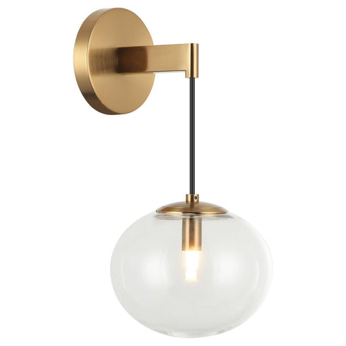 Matteo Lighting Bulbus 1 Light Sconce in Gold Model: W38101AG