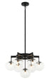 Matteo Lighting Bulbus in Matte Black Pendant Model: C38107MB