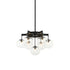 Matteo Lighting Bulbus in Matte Black Pendant Model: C38107MB
