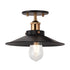 Matteo Lighting Bulstrode's Workshop in Aged Gold Brass Ceiling Mount Model: X46111AGBK