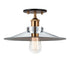 Matteo Lighting Bulstrode's Workshop in Aged Gold Brass Ceiling Mount Model: X46112AGBK