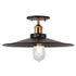 Matteo Lighting Bulstrode's Workshop in Aged Gold Brass Ceiling Mount Model: X46113AGBK
