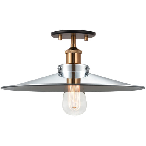 Matteo Lighting Bulstrode's Workshop in Aged Gold Brass Ceiling Mount Model: X46113AGBK