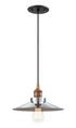Matteo Lighting Bulstrode's Workshop 1 Light Pendant in Combination Finishes Model: C46111AGCH