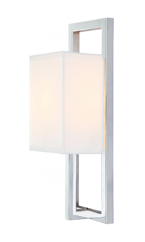 Matteo Lighting Cadre 1 Light Wall Sconce in Chrome Model: S00101CH