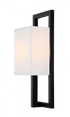 Matteo Lighting Cadre 1 Light Wall Sconce in Chrome Model: S00101CH