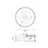 Matteo Lighting Caisse Claire in Matte Black Ceiling Mount Model: M14903MB