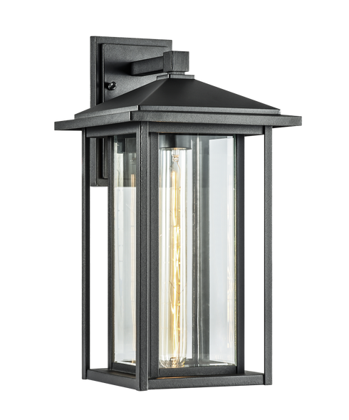 Matteo Lighting Caldwell 1 Light Wall Sconce in Black Model: W81202MB