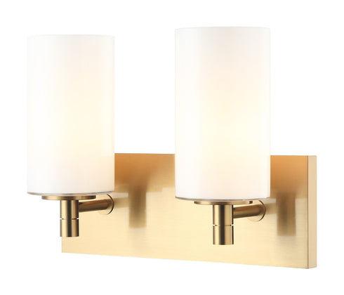 Matteo Lighting Candela in Aged Gold Brass Wall Sconce Model: S04902AGCL