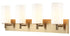 Matteo Lighting Candela in Aged Gold Brass Wall Sconce Model: S04904AGCL