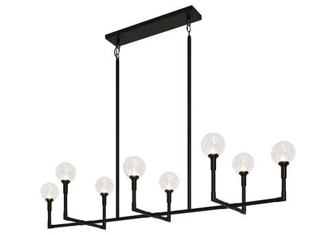 Matteo Lighting Candlestix in Aged Gold Brass Chandelier Model: C64808AGOP