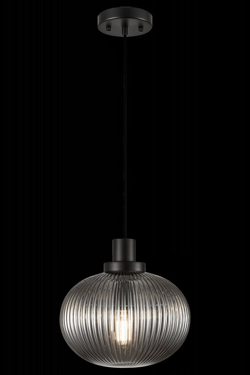 Matteo Lighting Charismo 1 Light Pendants in Combination Finishes Model: C61003AGOP