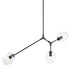 Matteo Lighting Cherry Blossoms in Black Chandelier Model: C49703BK