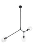 Matteo Lighting Cherry Blossoms in Black Chandelier Model: C49703BK
