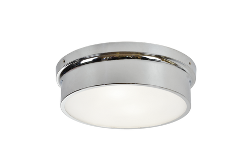 Matteo Lighting Ciotola 2 Light Ceiling Mount in Chrome Model: M12802CH