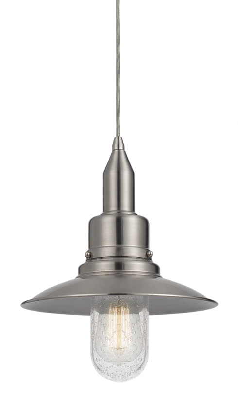 Matteo Lighting Clarkson Series 1 Light Pendant in Black Model: C54114MB